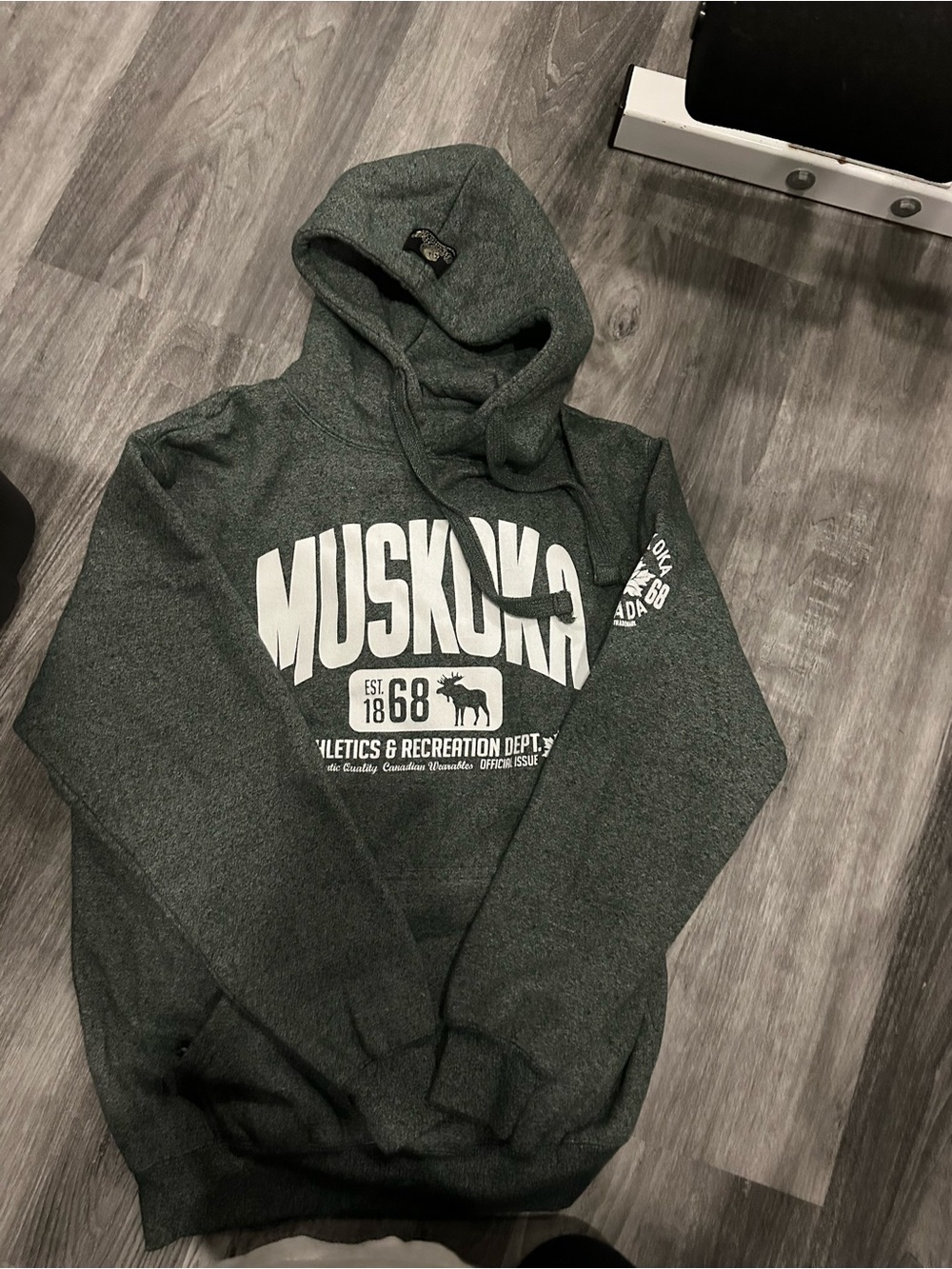 Men's Hooded Sweatshirt - Dark Green
